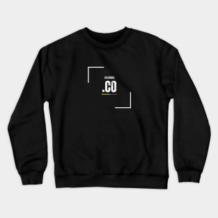 T-shirts for travelers Colombia edition Crewneck Sweatshirt